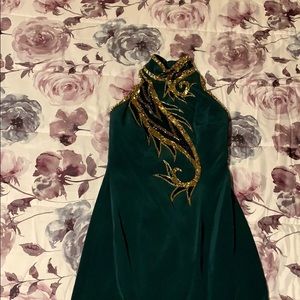 Halter-ish Bob Mackie dress